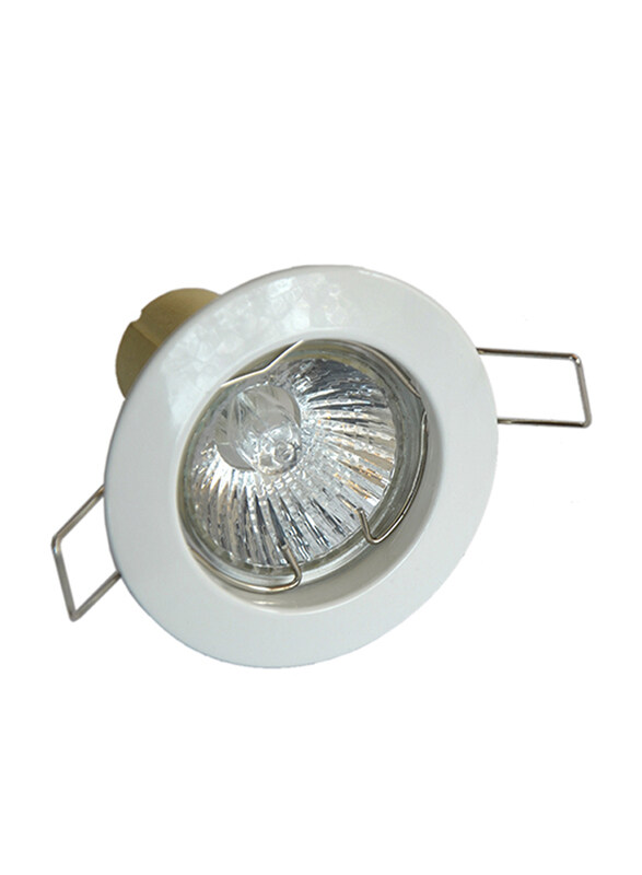 

Salhiya Lighting Spotlight Frame, LED Bulb Type, Round Fixed, AL146, White