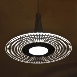 Salhiya Lighting Indoor Ceiling Hanging Pendant Light, LED Bulb Type, MD160090101A, Chrome
