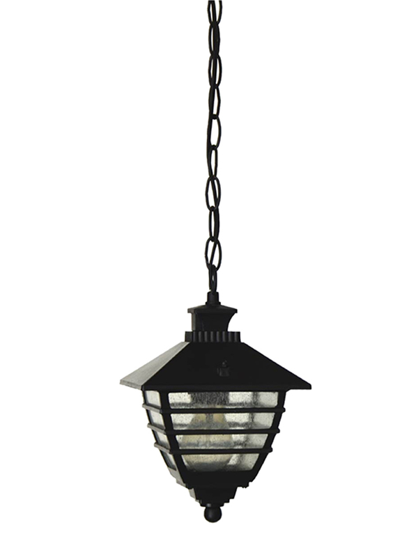 Salhiya Lighting Outdoor Hanging Ceiling Light, E27 Bulb Type, Small, OH0136S, Black/Gold
