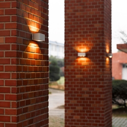 Salhiya Lighting Indoor/Outdoor Wall Light, LED Bulb Type, 2631, White