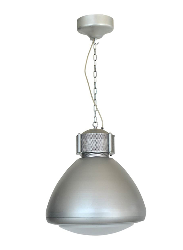 Salhiya Lighting High Lumens G12 Warehouse/Industrial High Bay Light, E27 Bulb Type, 70W, AL45D, Light Grey