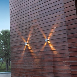 مركز اضواء الصالحية ضوء للاسطح للداخل و الخارج, ال اي دي كري, 4x1 واط, مقاومة الماء IP54, زجاج شفاف, 2441A, ابيض