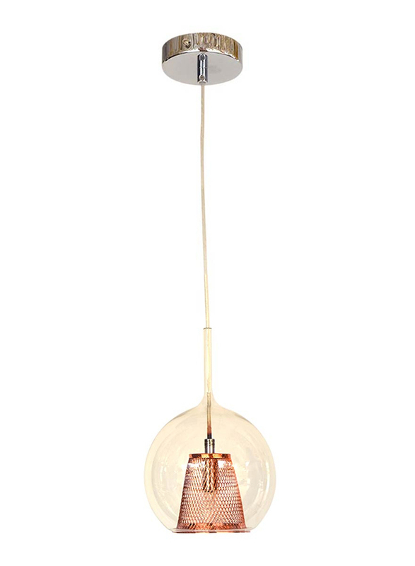 Salhiya Lighting Modern Yeon Gee Ceiling Pendant Light, G9 Bulb Type, MD160020051B, Rose Gold