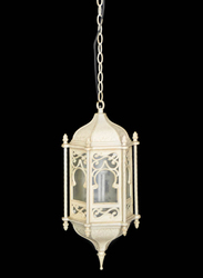Salhiya Lighting Outdoor Hanging Ceiling Light, E27 Bulb Type, OH8800M, White/Gold