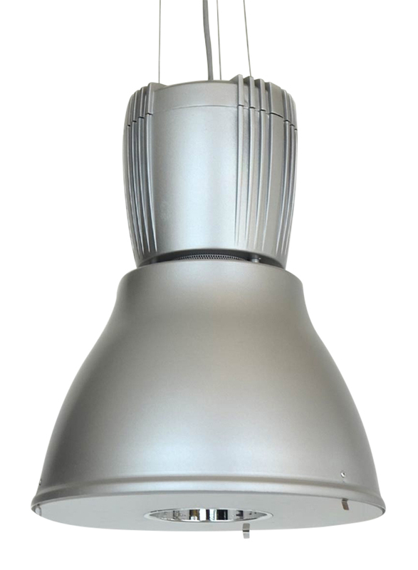 Salhiya Lighting High Lumens G12 Warehouse/Industrial High Bay Light, E27 Bulb Type, 70W, 34 x 42 cm, AL12J, Light Grey