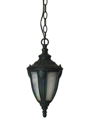 Salhiya Lighting Outdoor Hanging Ceiling Light, E27 Bulb Type, OH1801, Black