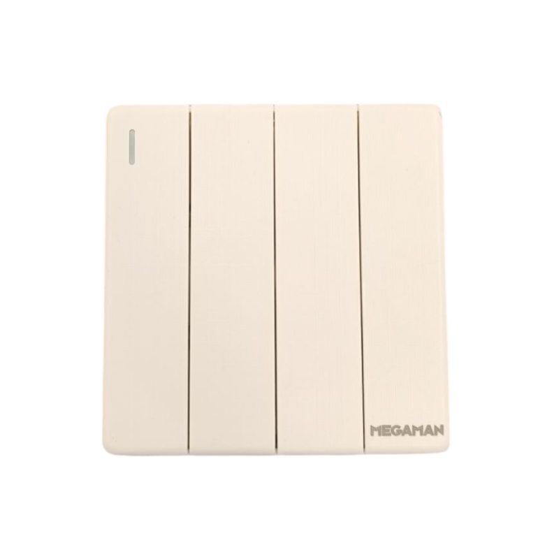 

Al Salhiya Lighting Megaman Switch 4Gang 2Way 10Amp - White