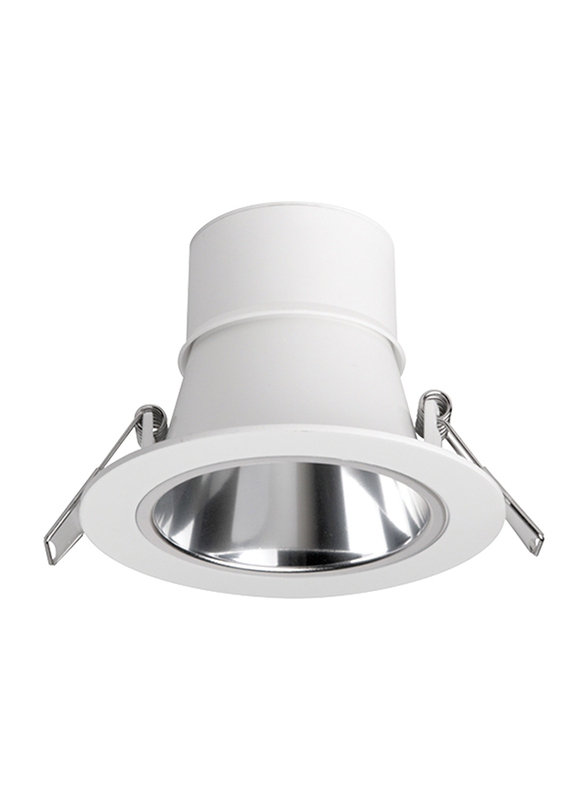 Megaman Recessed Integrated Ceiling Downlight, LED Bulb Type, 12.5W, Dim To Warm, F26400RC, White