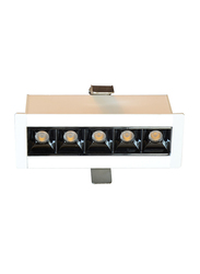 Euroluce 5Heads Ceiling Downlight, LED Bulb Type, 10W, CF4010, 3000K-Warm White