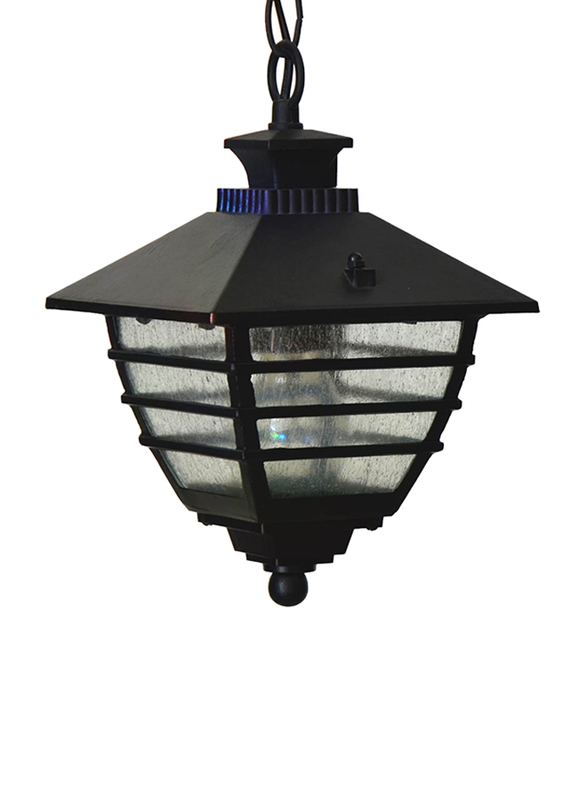 مركز اضواء الصالحية مصباح سقف للاستعمال للخارج, نوع E27, صغير, OH0136S, اسود/ذهبي