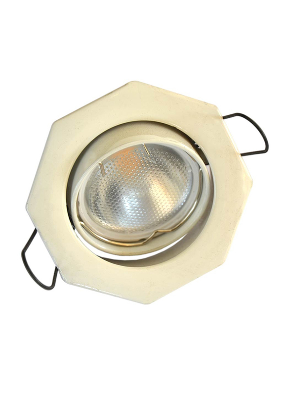 Salhiya Lighting Spotlight Frame, LED Bulb Type, Octagon Movable, 0461G/0806, White