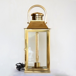 مركز اضواء الصالحية فانوس مصنع يدوياً من الستانلس ستيل, نوع E27, صغير, 149349, ذهبي