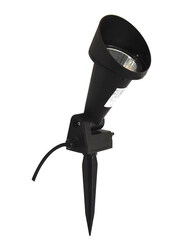 Megaman Outdoor Spot Spike Light, E27 Bulb Type, IP66, with 15W Bulb, F020901SP, Black