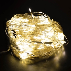 Salhiya Lighting 3-Meter Decorative Cluster 400 LED Light Chain, PL17975, Warm White