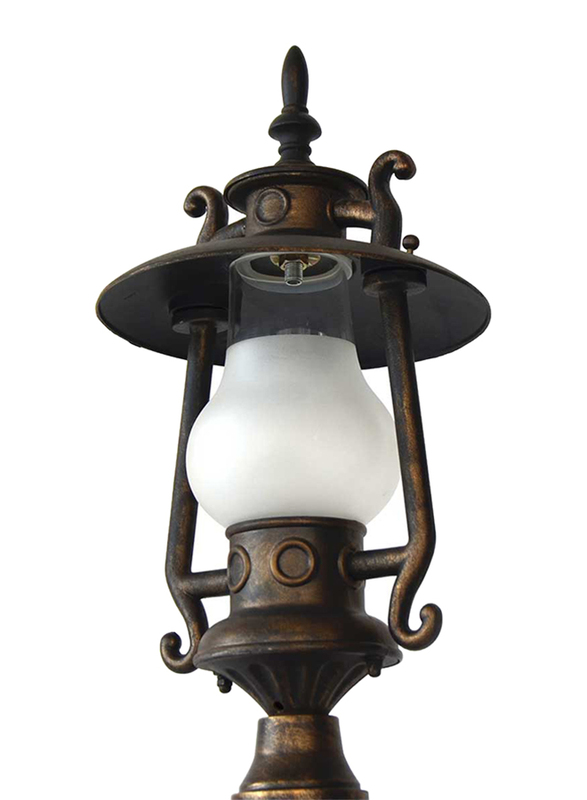 Salhiya Lighting Gate Top Light, E27 Bulb Type, Small, H8202SXH418, Gold