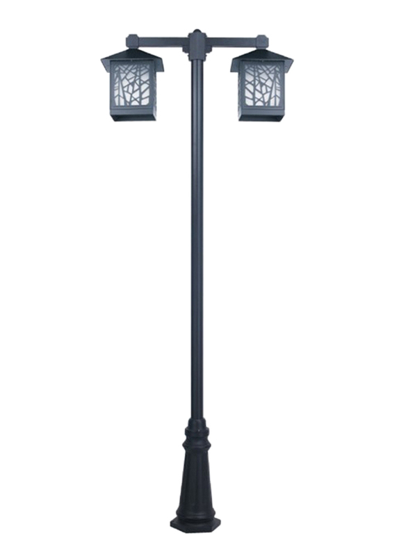 Salhiya Lighting Post Light, E27 Bulb Type, PC Diffuser, 141324, Brown