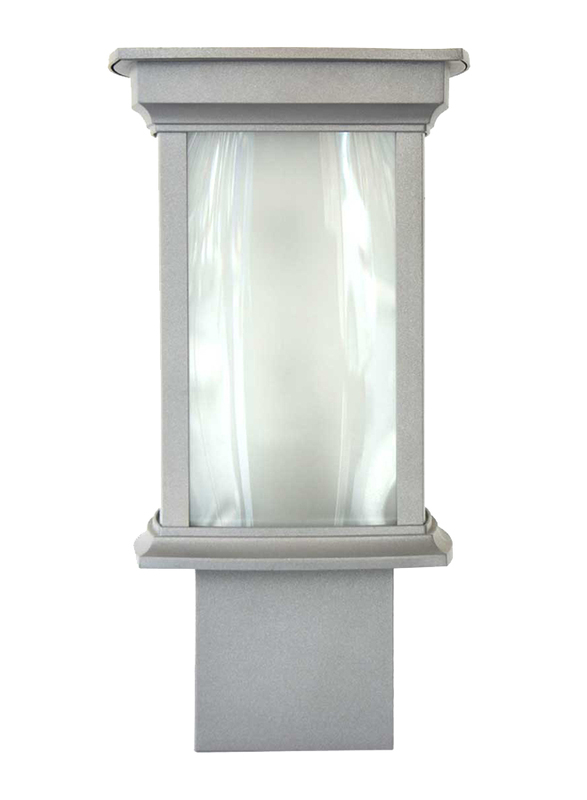 Salhiya Lighting Gate Top Light, LED Bulb Type, 1634, Light Grey