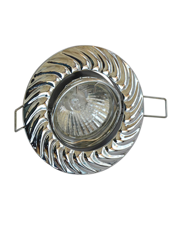 Salhiya Lighting Spotlight Frame, LED Bulb Type, Round Movable, 3x9 cm, AL333, Grey