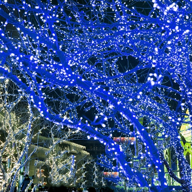 Salhiya Lighting Decorative LED Fairy String Tree Light, 10Meters, TDL100L, Blue