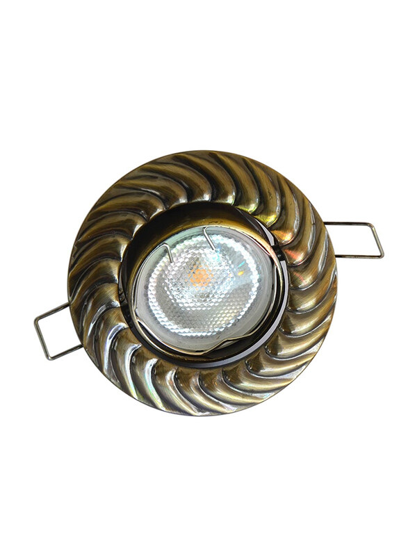

Salhiya Lighting Spotlight Frame, LED Bulb Type, Round Movable, AL3291GAB, Bronze