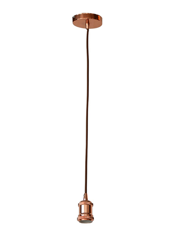 Salhiya Lighting Veronica Suspension Indoor Metal Hanging Pendant Light, E27 Bulb Type, Retro Style, 64/19, Red Copper