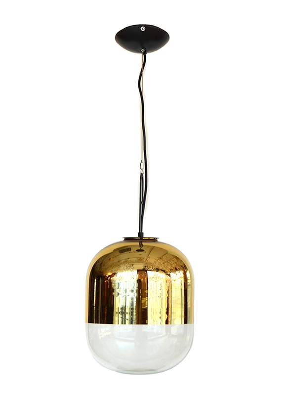 Salhiya Lighting Modern Irish Ceiling Pendant Light, E27 Bulb Type, Small, MD10862, Gold