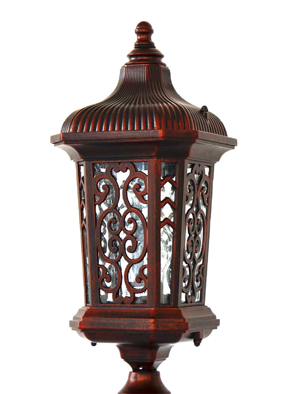 Salhiya Lighting Gate Top Light, E27 Bulb Type, A2633H, Dark Rose Gold