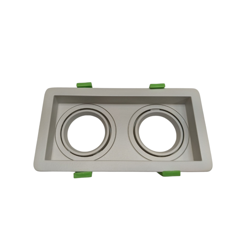 

Al Salhiya Lighting Indoor Double Spot Light Frame Movable GU10 DB11 - White