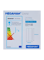 Megaman Dani Indoor Wall Lamp, GX53 Type, 7W, FWL70318v0, White