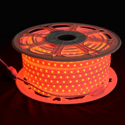 مركز اضواء الصالحية شريط اضاءة ال اي دي عالي الجودة مرن 50 متر , 8 واط/متر, مقاومة الماء IP65, OMLNE5050, احمر