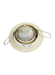 Salhiya Lighting Spotlight Frame, LED Bulb Type, Round Movable, R187, White