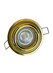 Salhiya Lighting Spotlight Frame, LED Bulb Type, Round Fixed, AL639, Gold