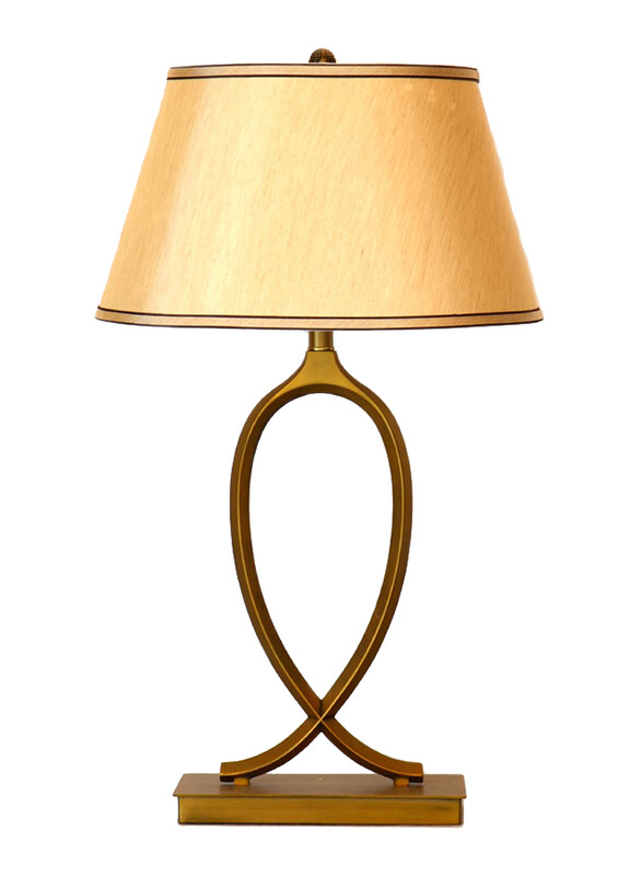 

Salhiya Lighting Table Lamp, E27 Bulb Type, 071, Brass/Beige