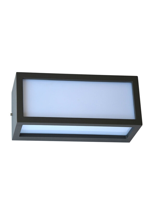 

Salhiya Lighting Indoor/Outdoor Up & Down Wall Light, E27 Bulb Type, IP54, 5702, Black