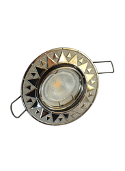 Salhiya Lighting Spotlight Frame, GU10 Bulb Type, Round Movable, R204, Chrome