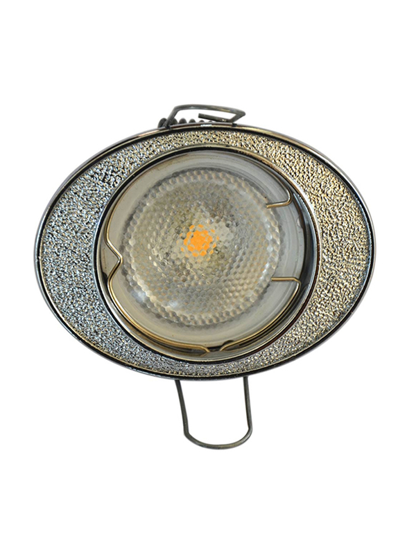 Salhiya Lighting Spotlight Frame, LED Bulb Type, Oval Fixed, R173, Chrome