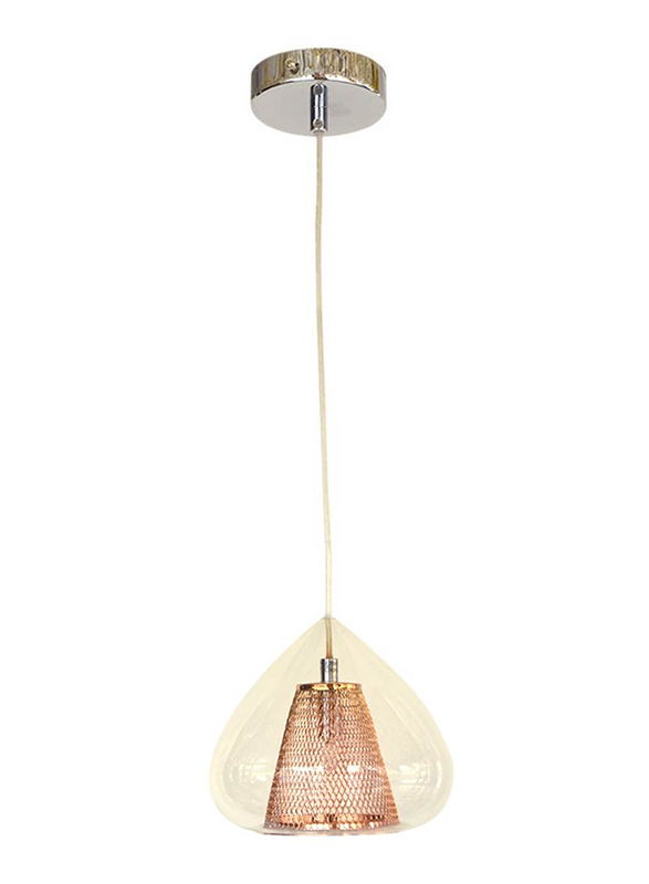 Salhiya Lighting Modern Yeon Gee Ceiling Pendant Light, G9 Bulb Type, MD160020051C, Rose Gold