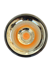 يورولوس اطار ضوء سبوتلايت, ال اي دي, يثبت على الأسطح قابل للتعديل, 10 واط كري, LC1295, كروم
