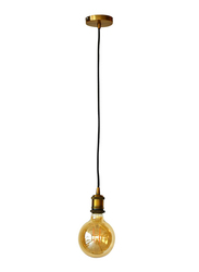 مركز اضواء الصالحية ضوء تعليق للداخل , نوع E27, تصميم ريترو, 60/19, ذهبي نحاسي