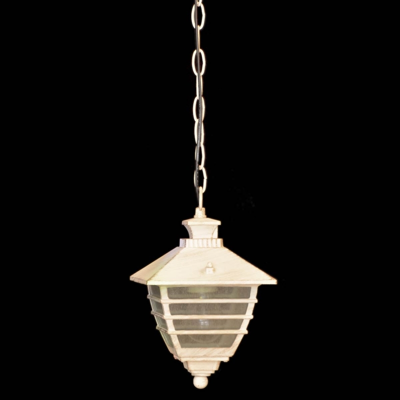 Salhiya Lighting Outdoor Hanging Ceiling Light, E27 Bulb Type, Small, OH0136S, White