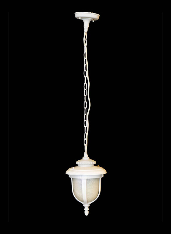 

Salhiya Lighting Outdoor Hanging Ceiling Light, E27 Bulb Type, 1465S, White