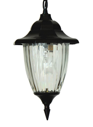 Salhiya Lighting Outdoor Hanging Ceiling Light, E27 Bulb Type, A07156, Black