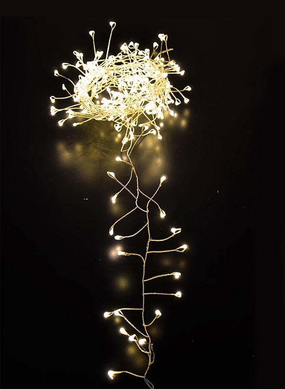Salhiya Lighting 3-Meter Decorative Cluster 300 LED Light Chain, PL17635, Warm White