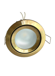 Salhiya Lighting Spotlight Frame, GU10 Bulb Type, Round Fixed, AL328 (ORM MR16) GAB, Gold
