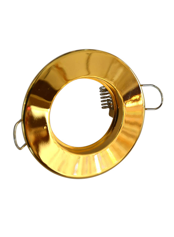 Salhiya Lighting Spotlight Frame, LED Bulb Type, Round Fixed, R219, Gold