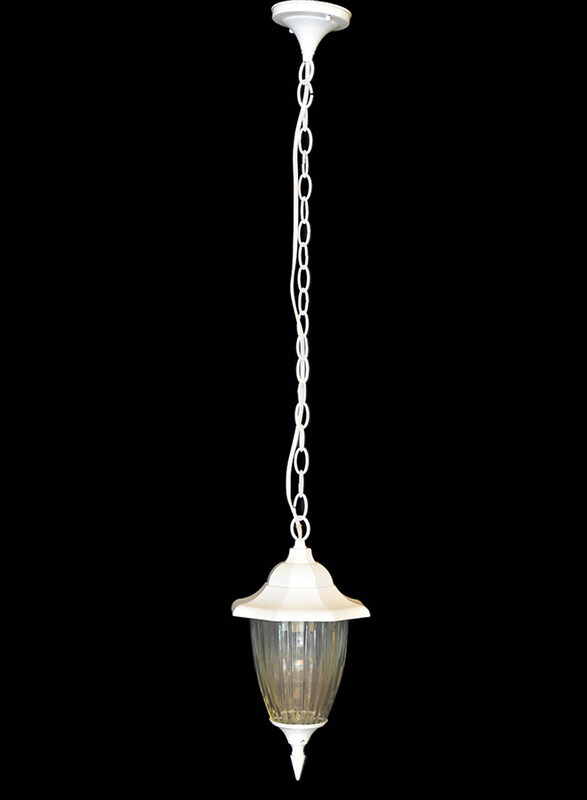 

Salhiya Lighting Outdoor Hanging Ceiling Light, E27 Bulb Type, AO7156, White