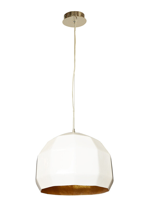 

Salhiya Lighting Bowl Ceiling Pendant Light, E27 Bulb Type, D130526D400, White