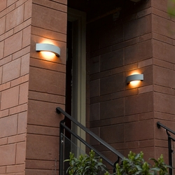 مركز اضواء الصالحية مصباح للحائط للداخل و الخارج, ال اي دي, 2671, ابيض