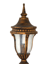 Salhiya Lighting Gate Top Light, E27 Bulb Type, A158, Black/Gold