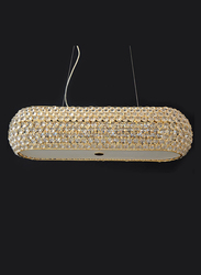 Salhiya Lighting Crystal Chandelier, E27 Bulb Type, MD120320156A, Gold